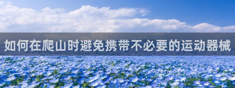 尊龙是什么软件：如何在爬山时避免携带不必要的运动器械