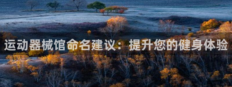 尊龙凯时家居是品牌吗：运动器械馆命名建议：提升您的健