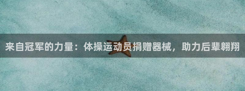 尊龙网站注册站注册：来自冠军的力量：体操运动员捐赠器