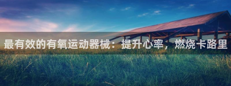 尊龙人生就是博D88：最有效的有氧运动器械：提升心率