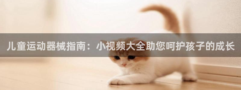 尊龙凯时旗舰厅百家乐下载：儿童运动器械指南：小视频大