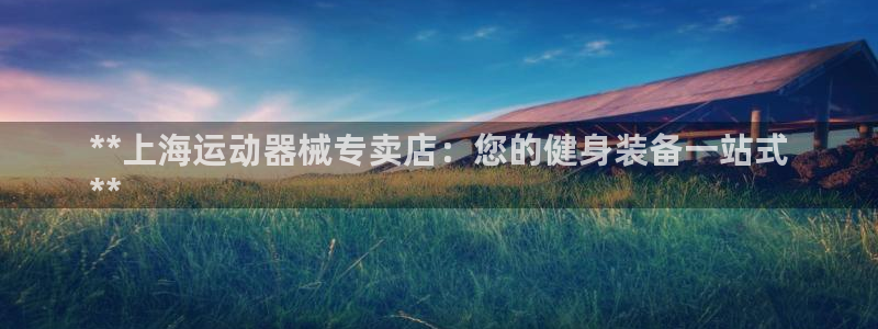 尊龙凯时防屏蔽网址：**上海运动器械专卖店：您的健身