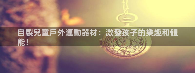 尊龙网址是选访问zd207：自製兒童戶外運動器材：激