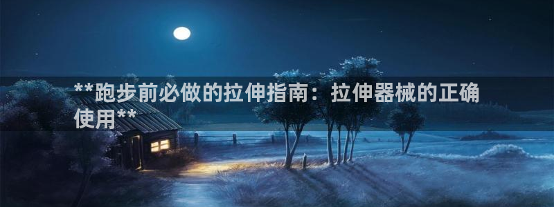 AG尊龙登陆网址：**跑步前必做的拉伸指南：拉伸器械