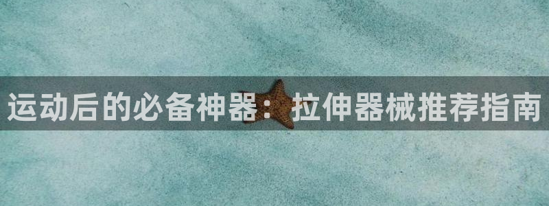 尊龙官网注册：运动后的必备神器：拉伸器械推荐指南