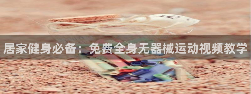 AG尊龙凯时注册：居家健身必备：免费全身无器械运动视