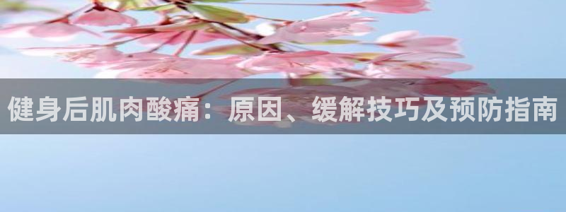 尊龙凯时产品种类：健身后肌肉酸痛：原因、缓解技巧及预