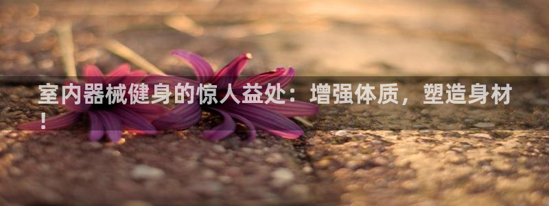 尊龙凯时ag旗舰厅试玩：室内器械健身的惊人益处：增强