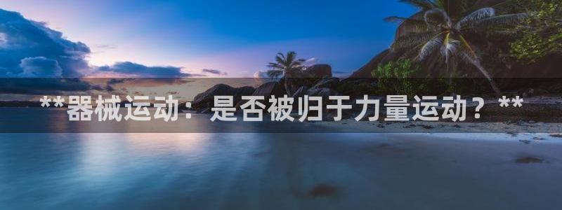 尊龙D88现金旧版：**器械运动：是否被归于力量运动