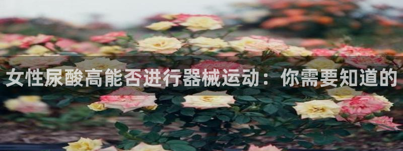 尊龙d88平台：女性尿酸高能否进行器械运动：你需要知
