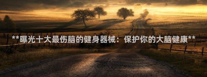 凯时登录首页,凯时K66：**曝光十大最伤脑的健身器