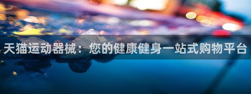 尊龙凯时 人生就是搏!：天猫运动器械：您的健康健身一站式购物